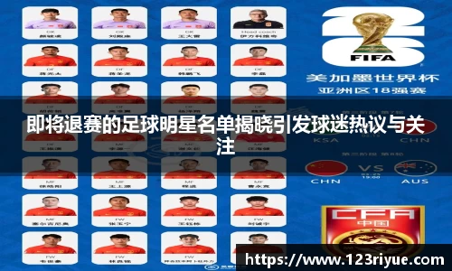 即将退赛的足球明星名单揭晓引发球迷热议与关注